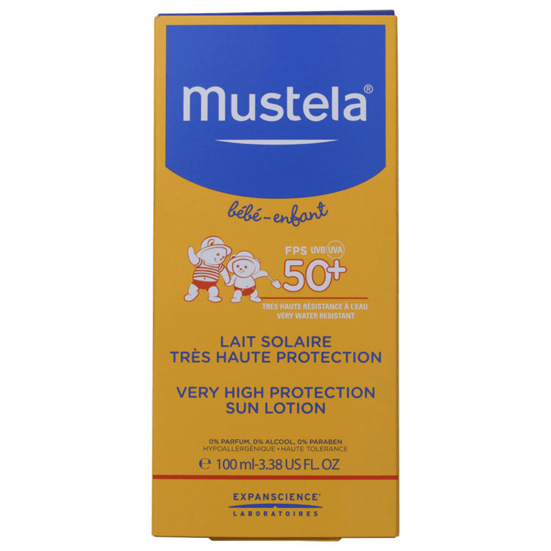 Mustela Solaires Bébé-Enfant FPS 50+ - Protetor Solar Infantil 100ml