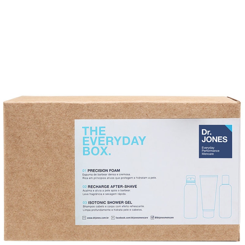 Kit Dr. Jones The Everyday Box (3 produtos + Nécessaire)