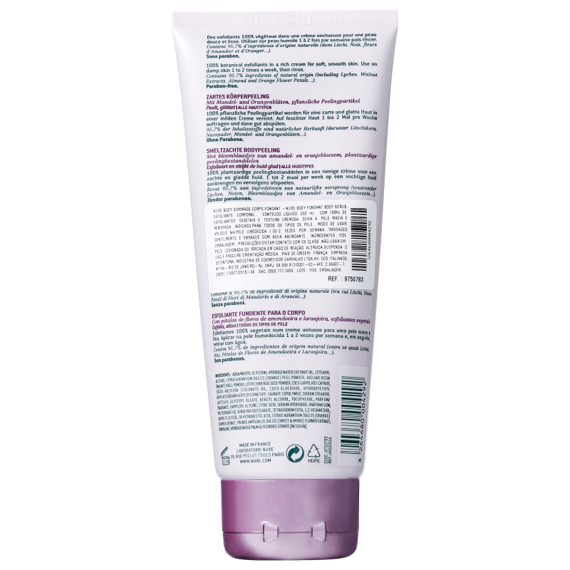 Nuxe Body Gommage Corps Fondant - Esfoliante Corporal 200ml