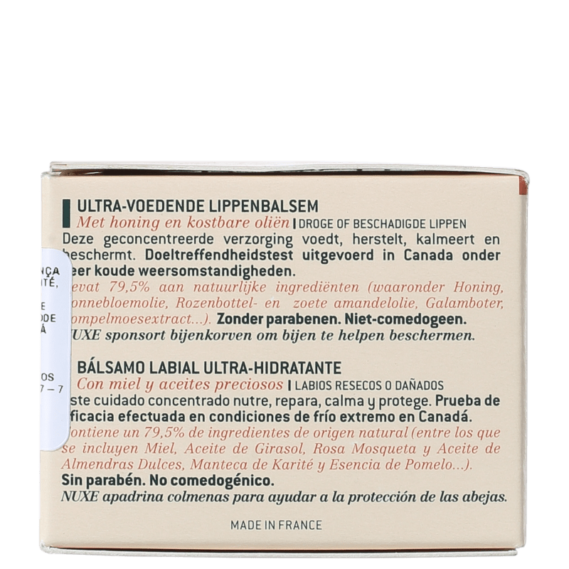 Nuxe Rêve de Miel Baume Lèvres - Hidratante Labial 15g