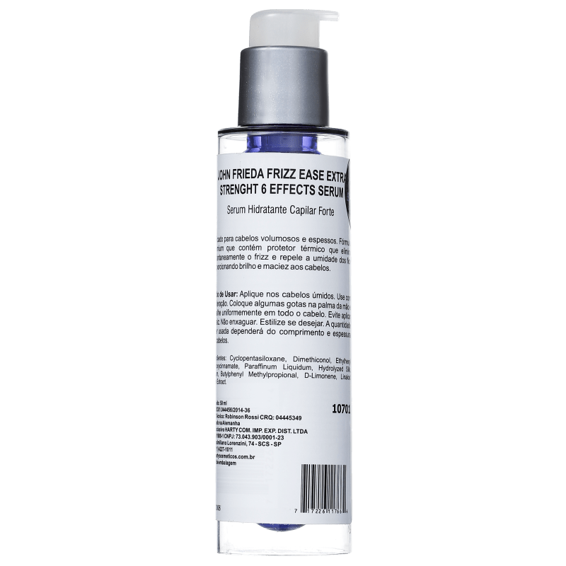 John Frieda Frizz-Ease Hair Serum Extra-Strength Formula for Coarse/ Frizzy Hair - Serum 50ml