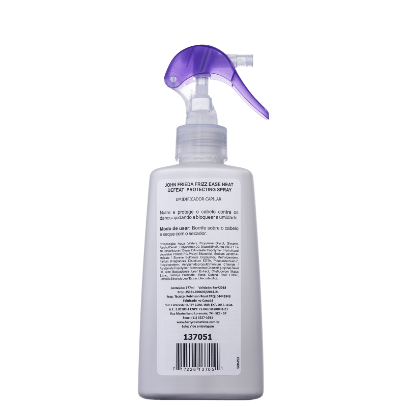 John Frieda Frizz-Ease Heat Defeat Protective Styling Spray - Finalizador 177ml