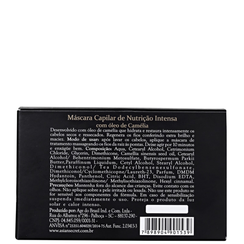 Asian Secret Nutrição Intensa - Máscara 250ml