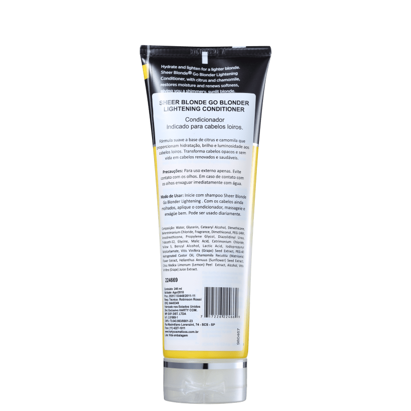 John Frieda Sheer Blonde Go Blonder Lightening Conditioner All Blondes - Condicionador 245ml