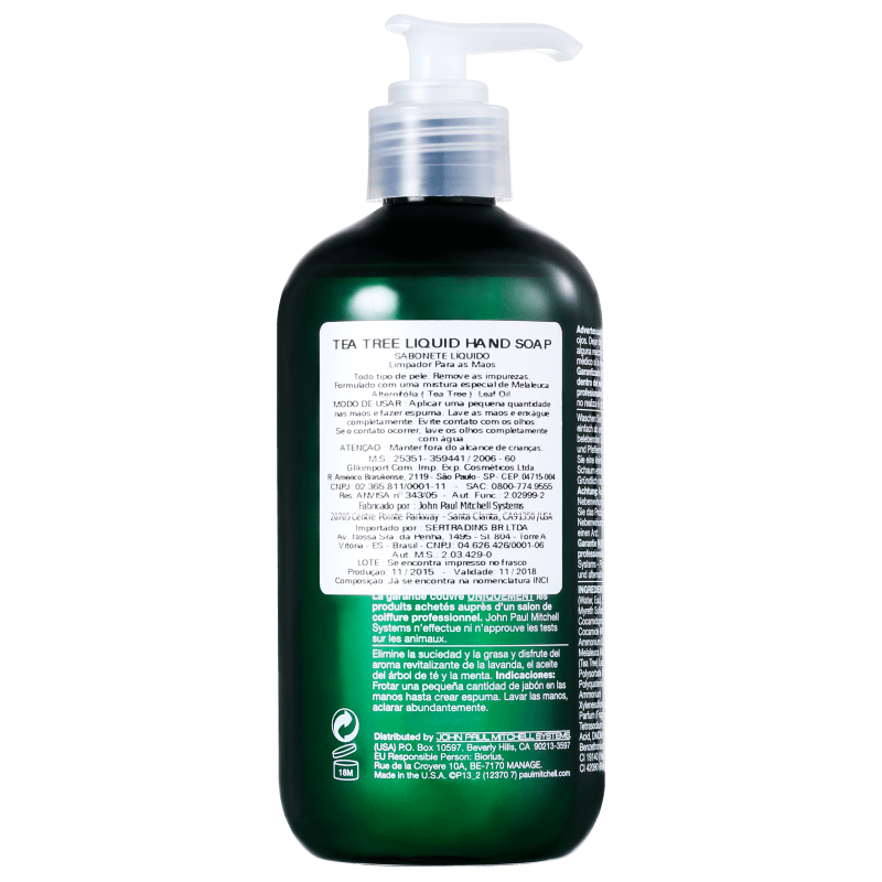 Paul Mitchell Tea Tree Liquid Hand Soap - Sabonete Líquido 300ml