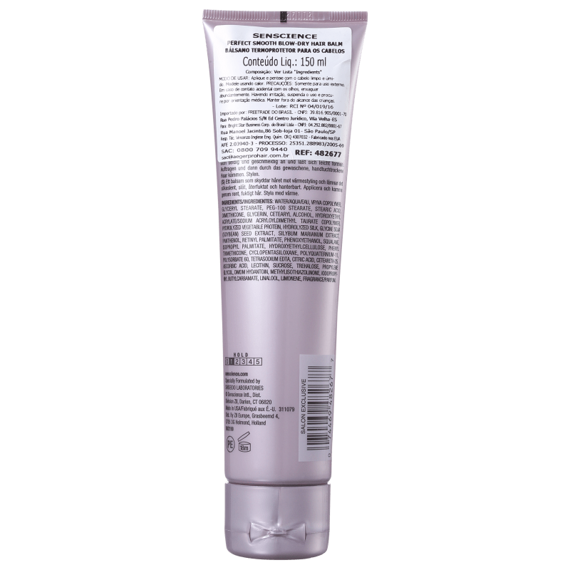 Senscience Perfect Smooth Blow-Dry Hair Balm - Protetor Térmico 150ml