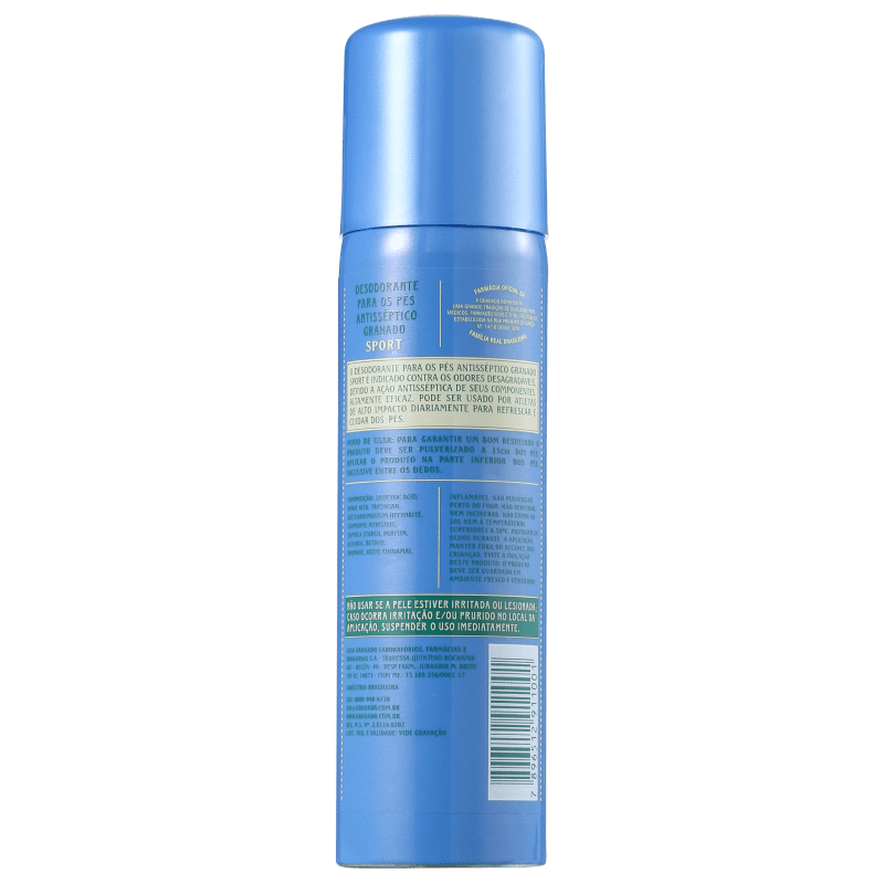 Granado Antisséptica Sport Para Os Pés Antisséptico - Desodorante Spray 100ml