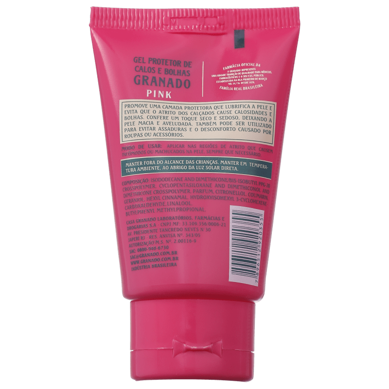 Granado Pink Protetor de Calos e Bolhas - Gel para os Pés 45g
