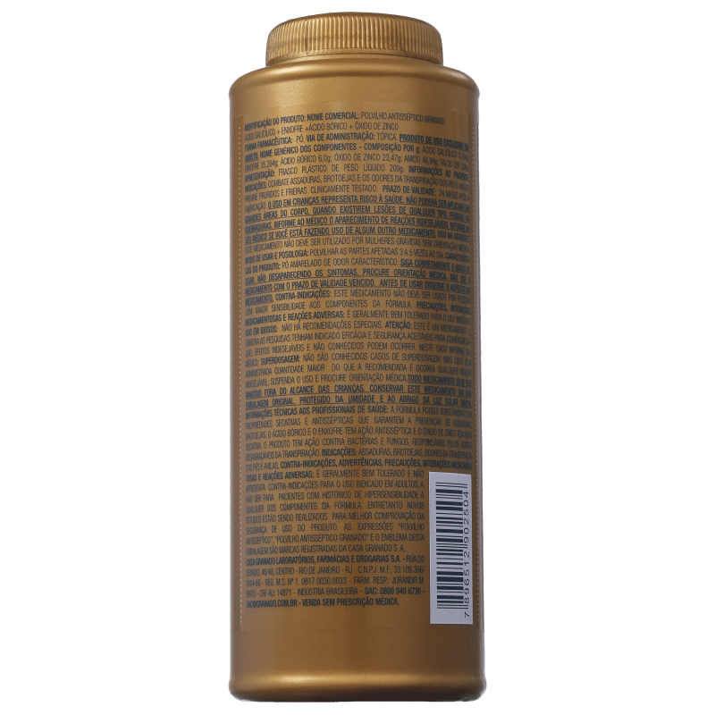 Granado Antisséptica Tradicional Polvilho Antisséptico - Talco 200g