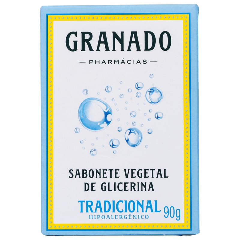 Granado Sabonete Vegetal de Glicerina Tradicional - Sabonete em Barra 90g