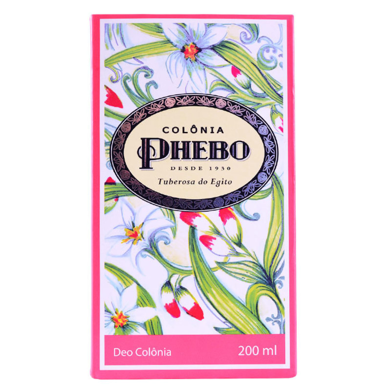 Tuberosa do Egito Phebo Eau de Cologne - Perfume Unissex 200ml