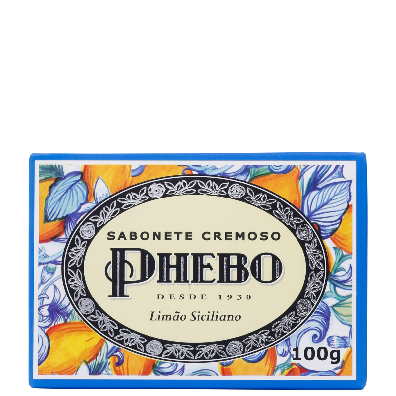 Phebo Mediterrâneo Limão Siciliano - Sabonete em Barra 100g