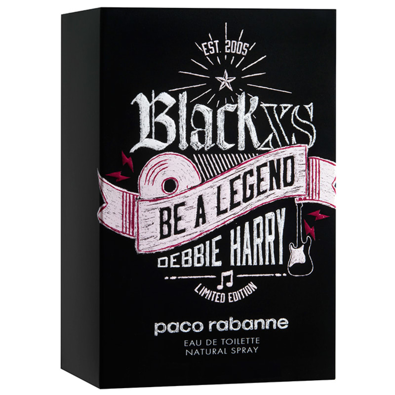 Black XS Be a Legend Debbie Harry Paco Rabanne Eau de Toilette - Perfume Feminino 50ml