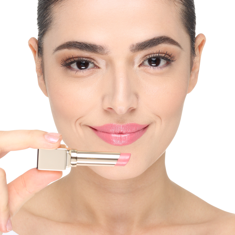 Clarins Rouge Eclat Satin Finish Age-Defying 02 Sweet Rose - Batom Cremoso 3g