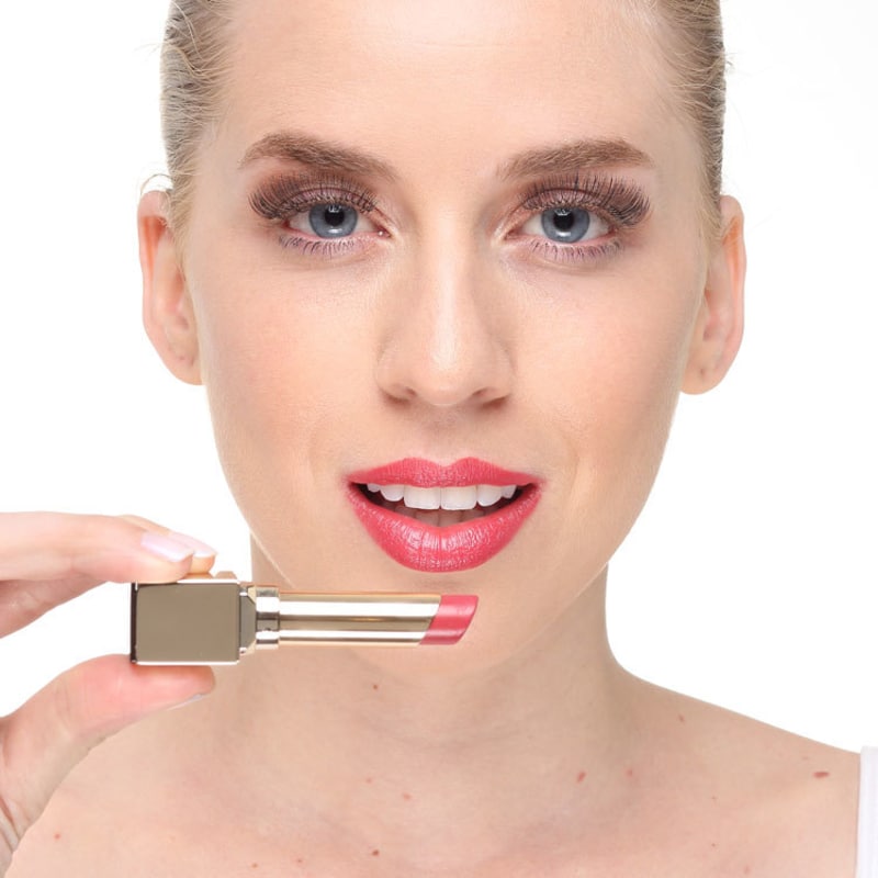 Clarins Rouge Eclat Satin Finish Age-Defying 05 Pink Berry - Batom Cremoso 3g