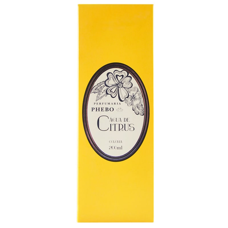 Água de Citrus Phebo Eau de Cologne - Perfume Unissex 200ml