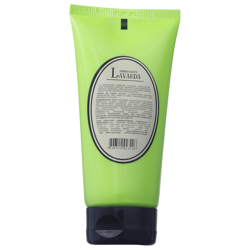 Perfumaria Phebo Hidratante Lavanda - Loção Hidratante Corporal 180ml