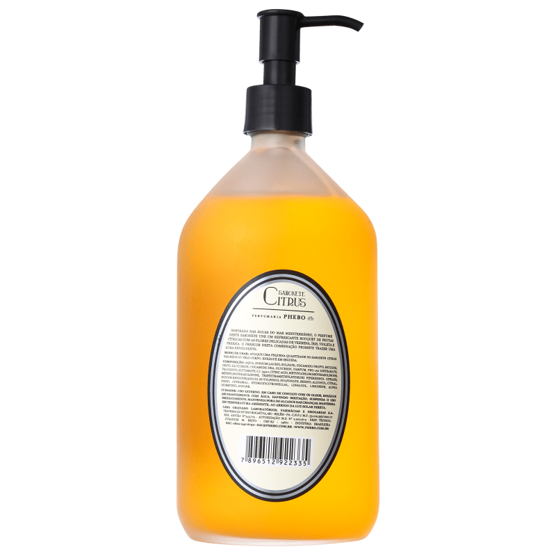 Perfumaria Phebo Citrus - Sabonete Líquido 500ml
