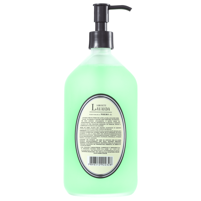 Perfumaria Phebo Lavanda - Sabonete Líquido 500ml