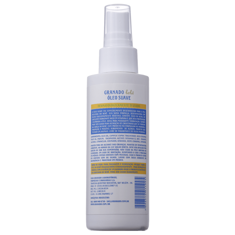 Granado Bebê Tradicional Suave - Óleo Corporal 120ml
