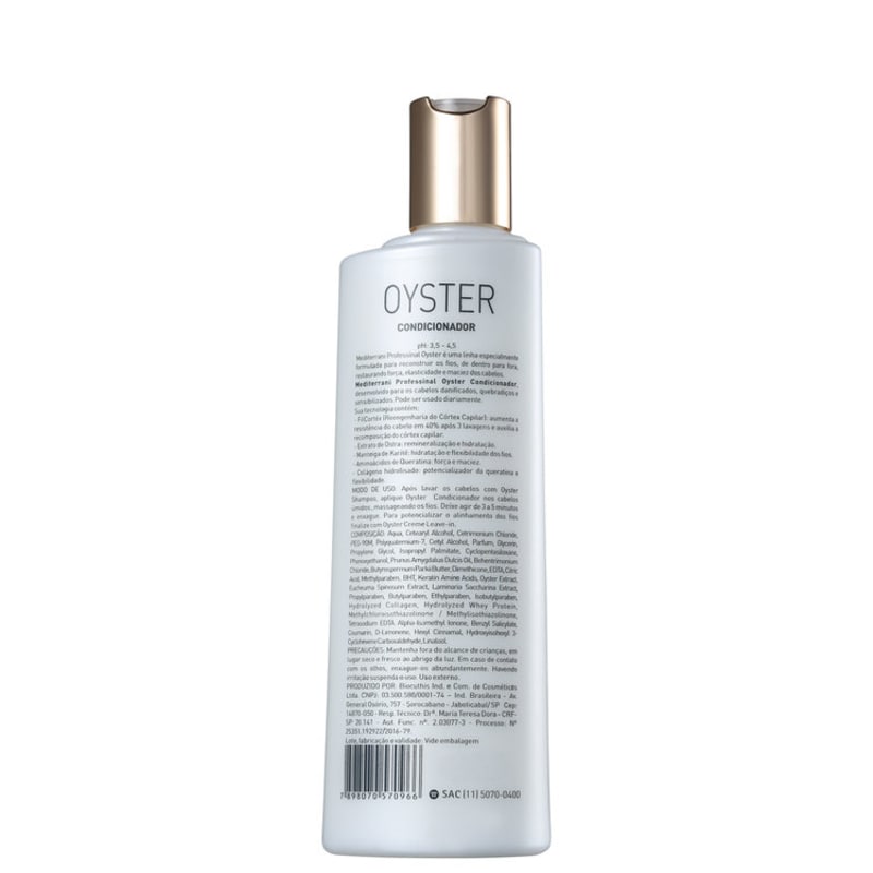 Mediterrani Oyster Repair Conditioner - Condicionador 250g