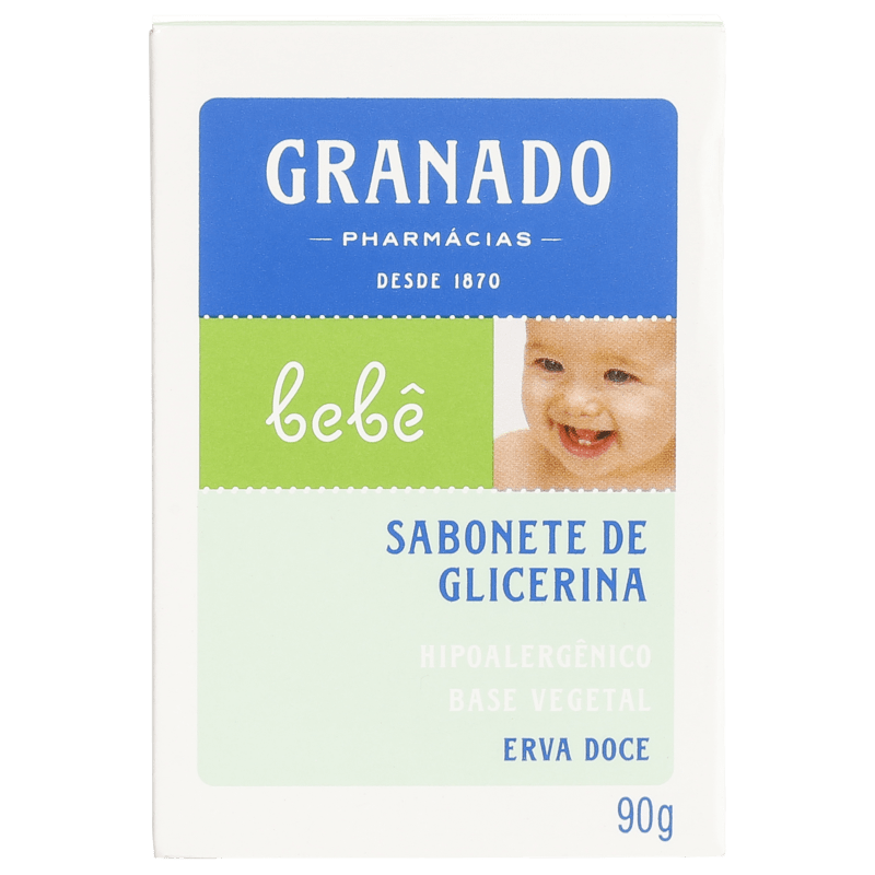 Granado Bebê Glicerina Erva Doce - Sabonete em Barra 90g