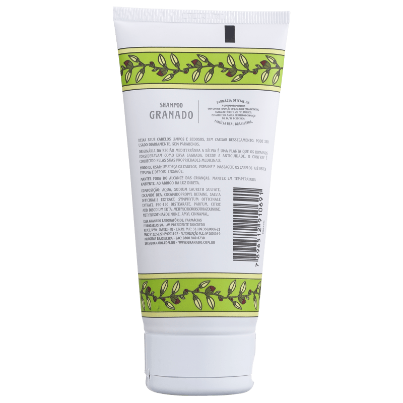 Granado Terrapeutics Sálvia e Confrey - Shampoo 180ml