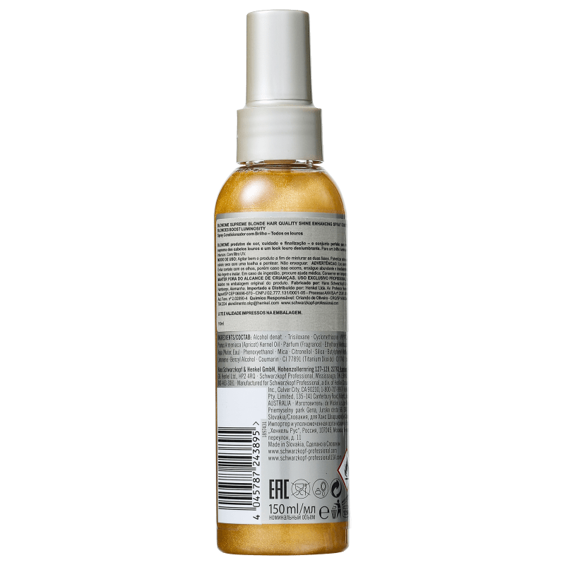 Schwarzkopf Professional Blondme Shine Enhancing Spray Conditioner All Blondes - Leave-in 150ml
