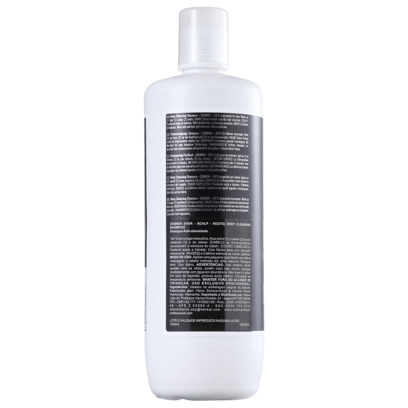 Schwarzkopf Professional 3D Men Deep Cleansing - Shampoo 1000ml