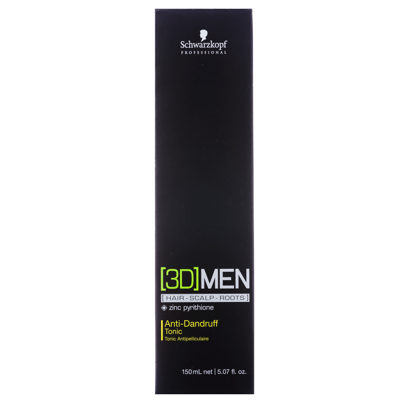 Schwarzkopf Professional 3D Men Anti-Dandruff Tonic - Tônico Anti-Caspa 150ml