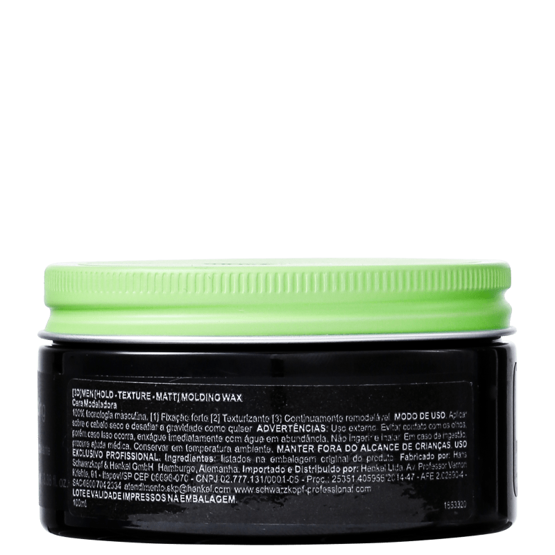 Schwarzkopf Professional 3D Men Molding Wax - Cera Modeladora 100ml
