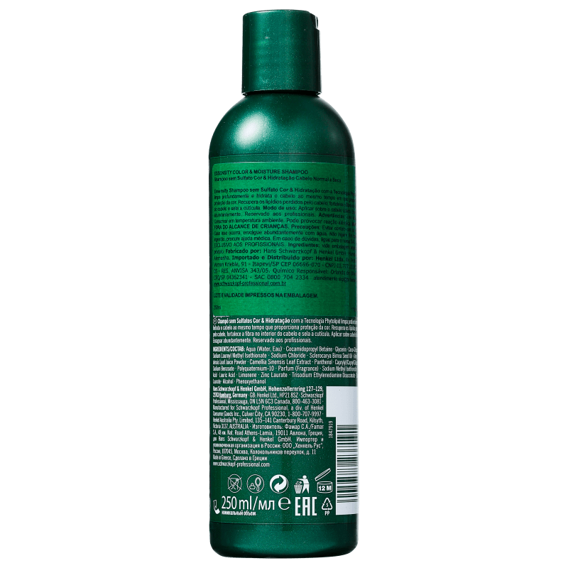 Schwarzkopf Professional Essensity Color & Moisture - Shampoo 250ml