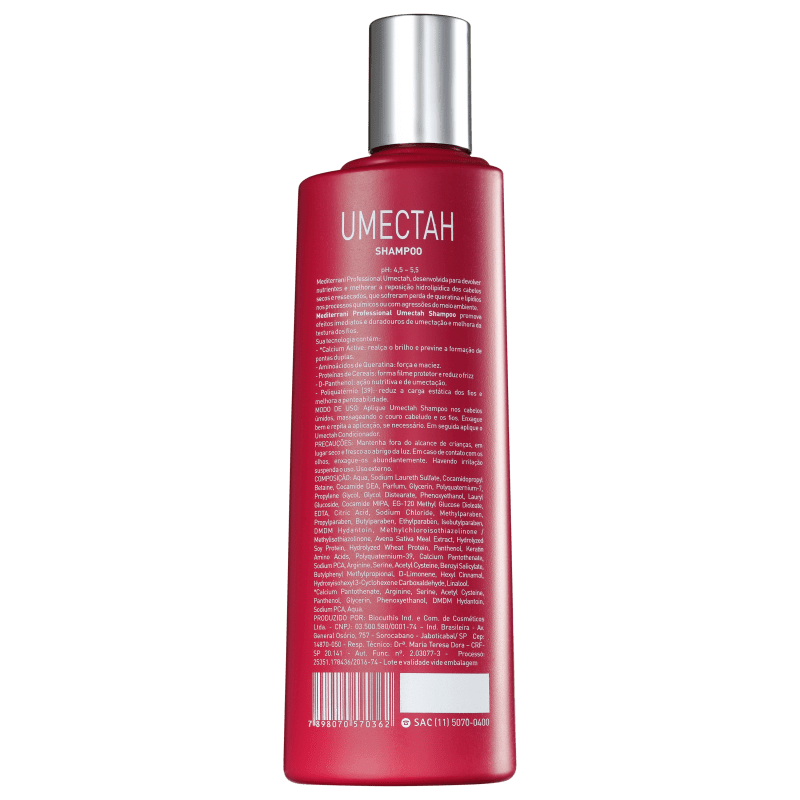 Mediterrani Ionixx Umectah Plus - Shampoo 250ml