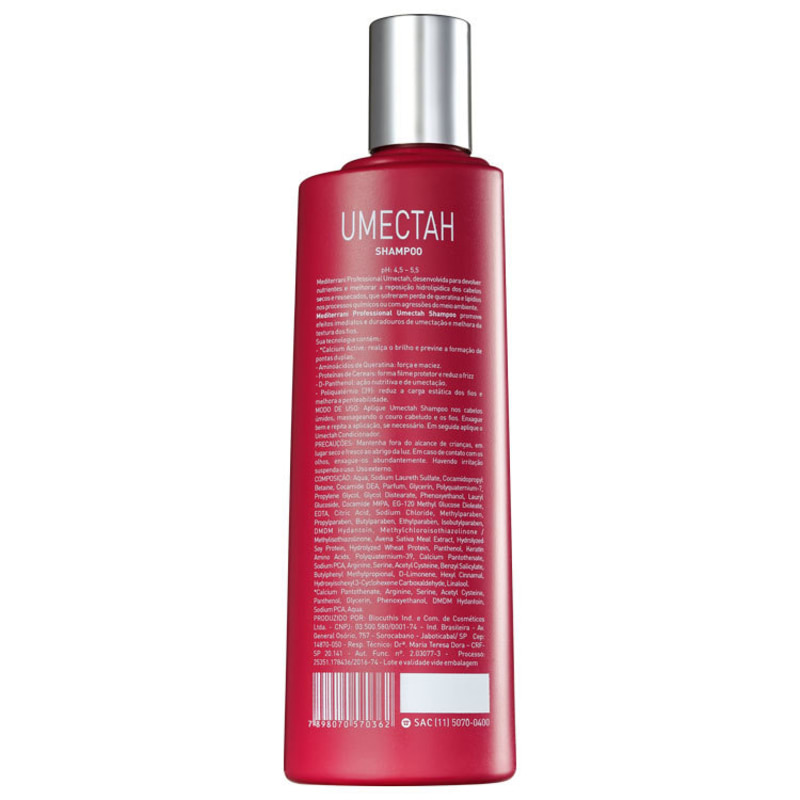 Mediterrani Ionixx Umectah Plus - Shampoo 250ml