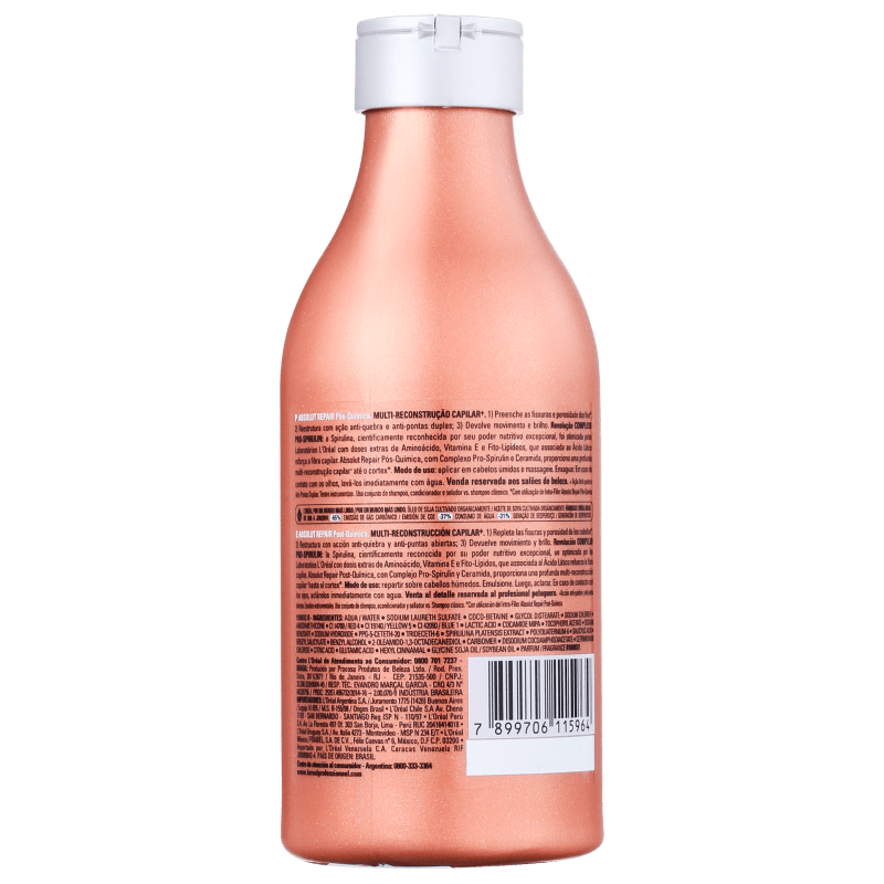 L'Oréal Professionnel Absolut Repair Pós-Química Multi-reconstrutor - Shampoo 250ml