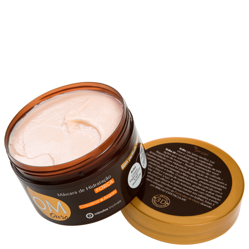 Yenzah OM Ouro Hidratação Força - Máscara 300g