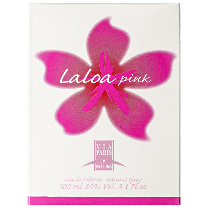 Laloa Pink Via Paris Eau de Toilette - Perfume Feminino 100ml