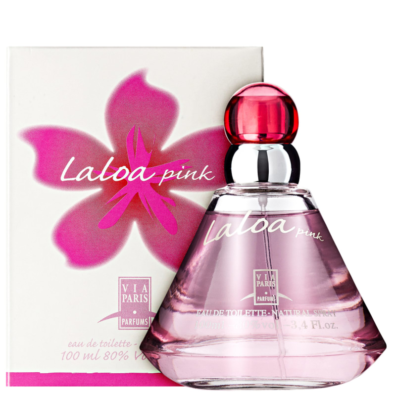 Laloa Pink Via Paris Eau de Toilette - Perfume Feminino 100ml