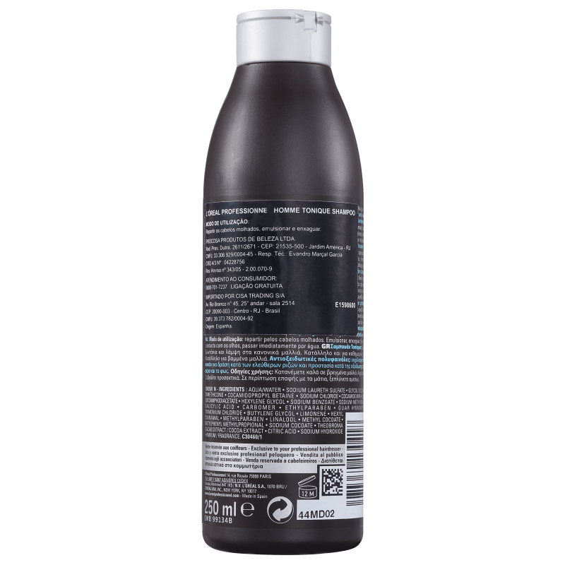 L'Oréal Professionnel Homme Tonique - Shampoo 250ml
