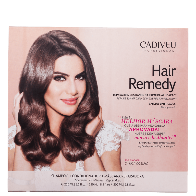 Cadiveu Professional Hair Remedy Reparador Kit (3 Produtos)