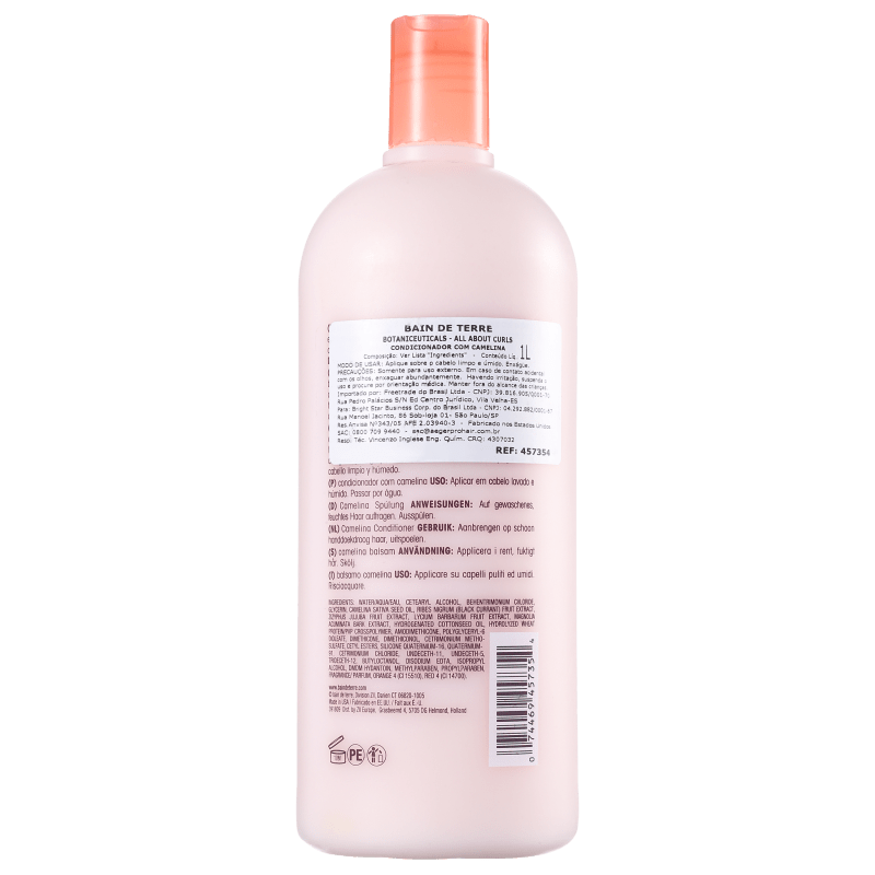 Bain de Terre All About Curls Camelina Conditioner - Condicionador 1000ml