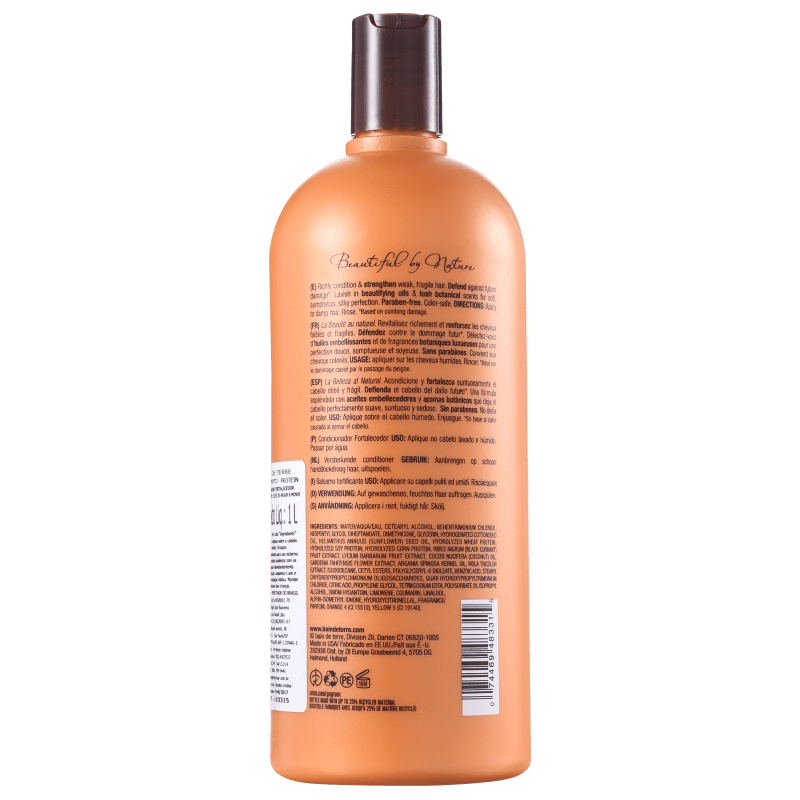 Bain de Terre Keratin Phyto-Protein Strengthening Conditioner - Condicionador 1000ml