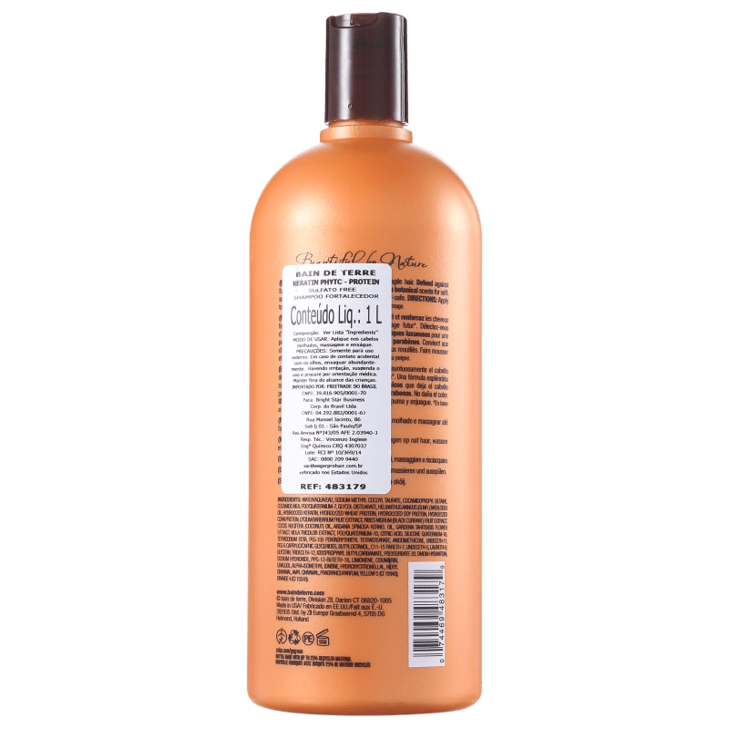 Bain de Terre Keratin Phyto-Protein Strengthening - Shampoo 1000ml