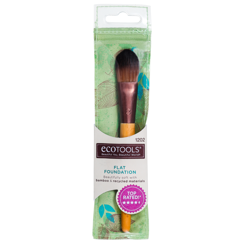 Ecotools Flat Foundation - Pincel para Base
