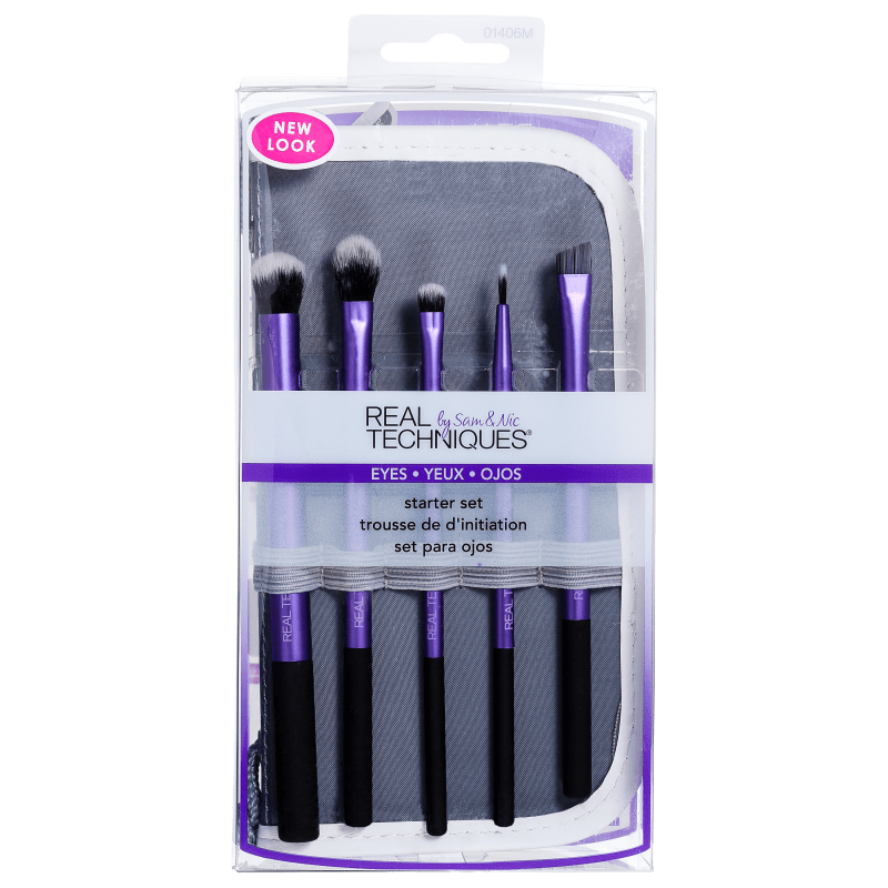 Kit de Pincéis Real Techniques Starter (5 produtos + Estojo)