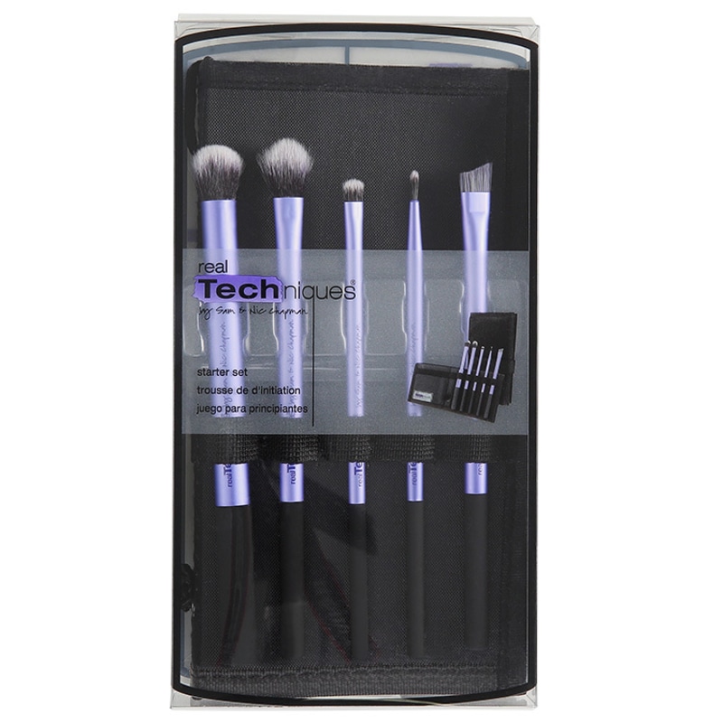 Kit de Pincéis Real Techniques Starter (5 produtos + Estojo)