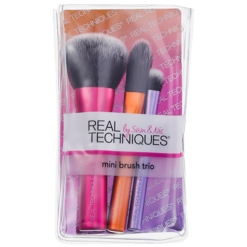 Kit de Pincéis Real Techniques Mini Brush Trio (3 produtos)