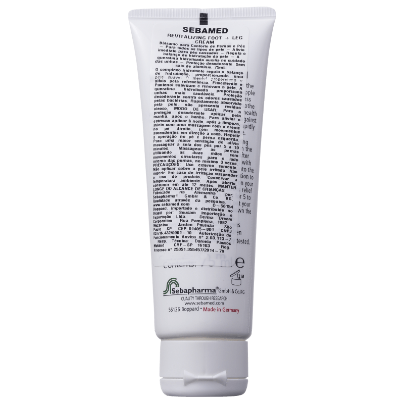 Sebamed Revitalizing - Creme para Pernas e Pés 75ml