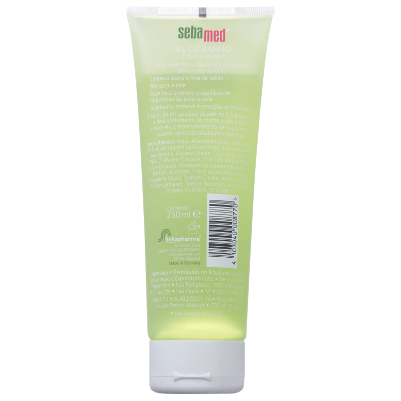 Sebamed Shower Gel With Lime - Sabonete Líquido 250ml
