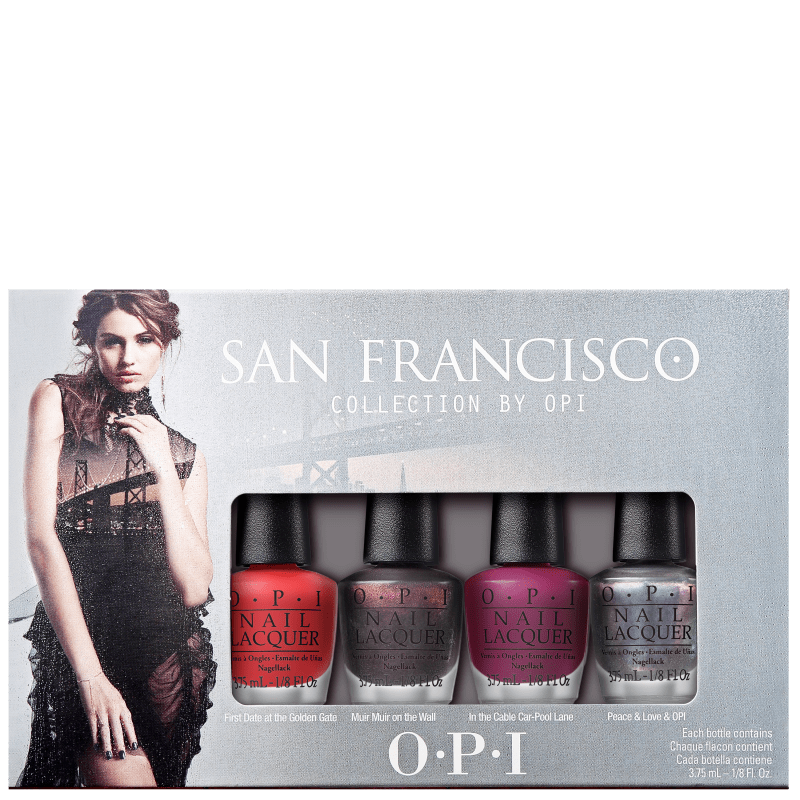 Kit OPI San Francisco Collection de Esmaltes (4 miniaturas)